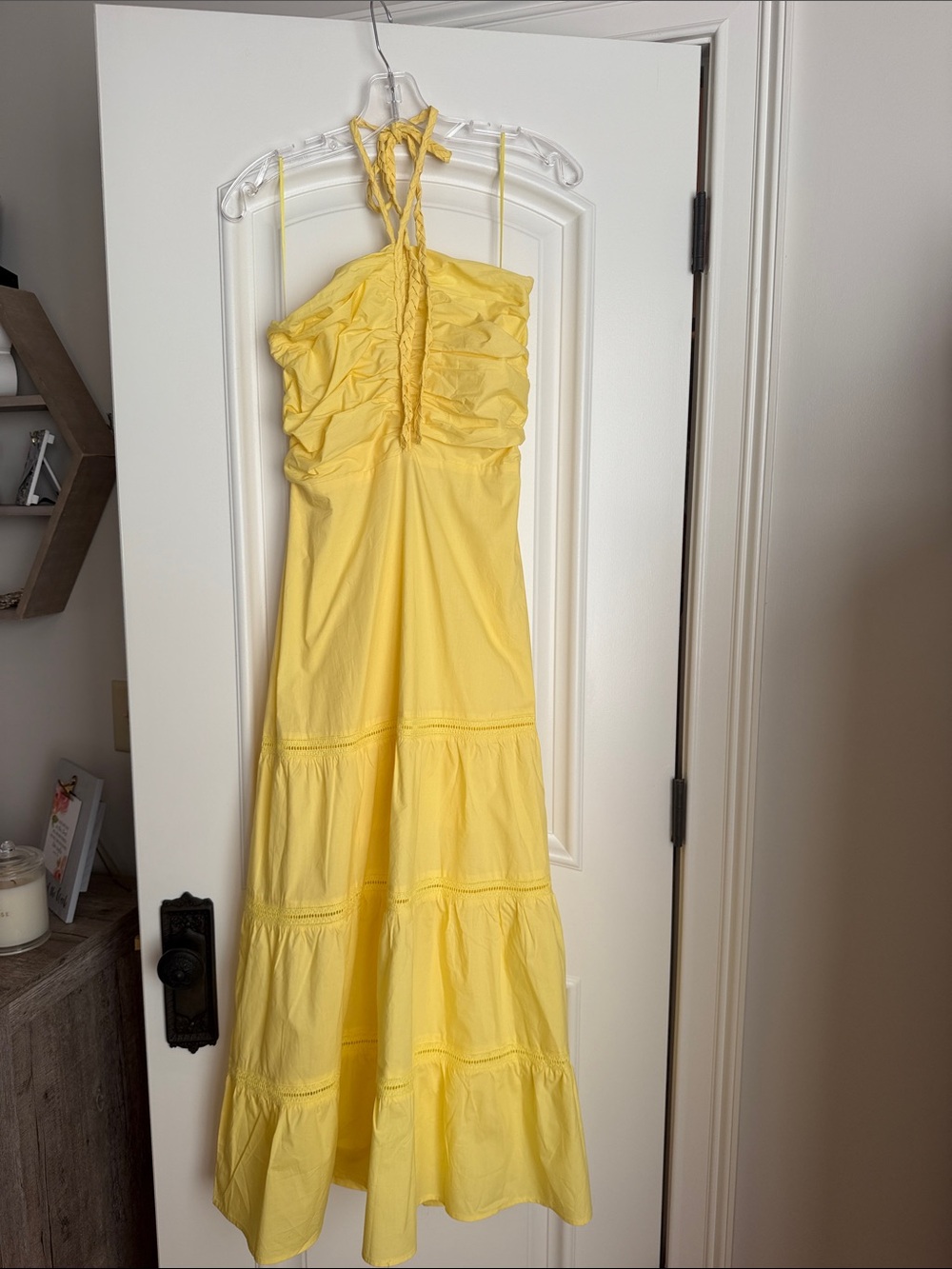 Sunshine Halter Maxi Dress - Yellow
